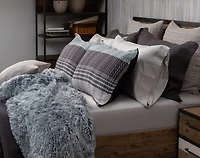 Vilanova Duvet Cover, Cotton, Geometric, Blue, Queen