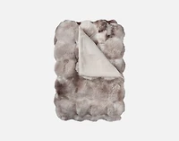 Bubble Faux Fur Throw