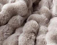 Bubble Faux Fur Throw