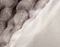 Bubble Faux Fur Throw