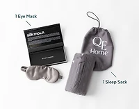 Sleep Sack & Eye Mask Travel Set, Grey