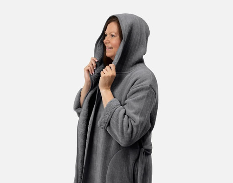 Chenille Sherpa Bathrobe