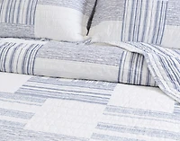 Frankie Cotton Quilt Set, White,