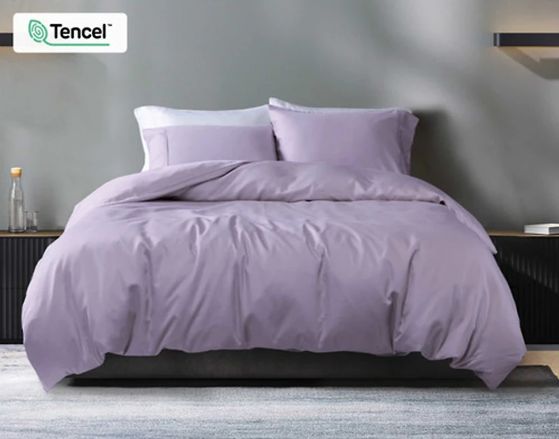 Eucalyptus Luxe Duvet Cover - Lilac