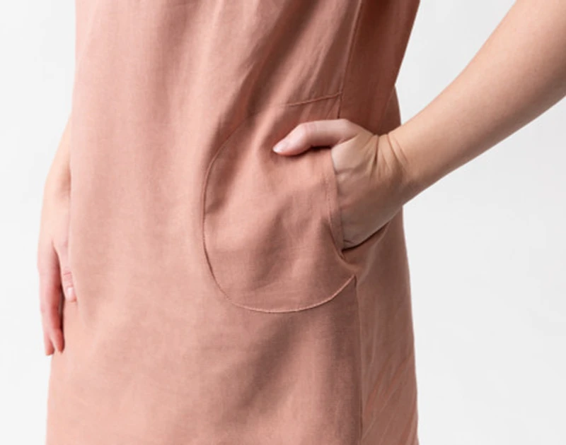 Linen Blend Lounge Tunic
