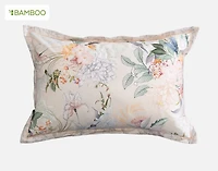 Cabana Pillow Sham, Floral, White,
