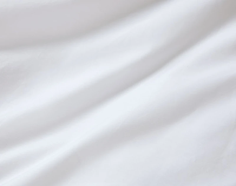 Corvo Duvet Cover, Cotton, Geometric, White, King