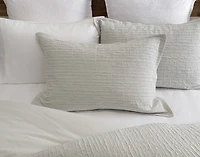 Montego Duvet Cover, Cotton, Geometric, Green, King