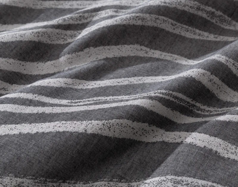 Cavalo Duvet Cover, Cotton, Geometric, Grey,