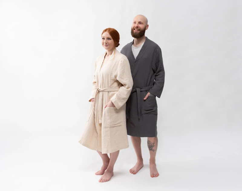 Muslin Gauze Bathrobe