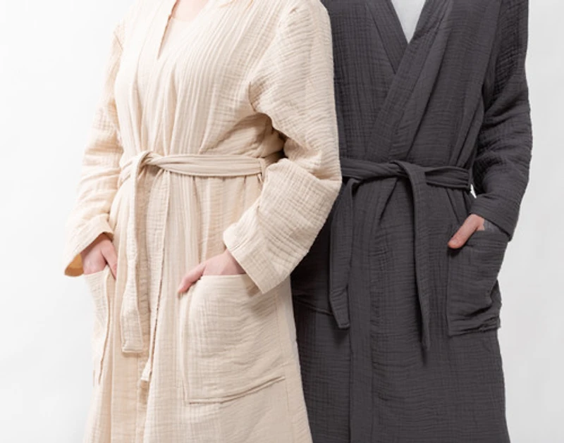 Muslin Gauze Bathrobe