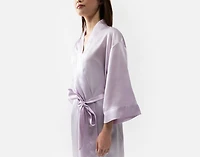 Silk Blend Kimono Robe