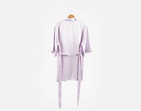 Silk Blend Kimono Robe