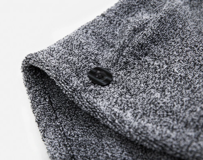 3-Piece Charcoal Infused Spa Wrap Bundle, Grey
