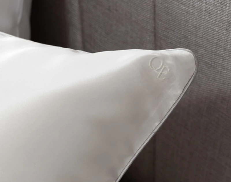 100% Mulberry Silk Piped Edge Pillow Sham