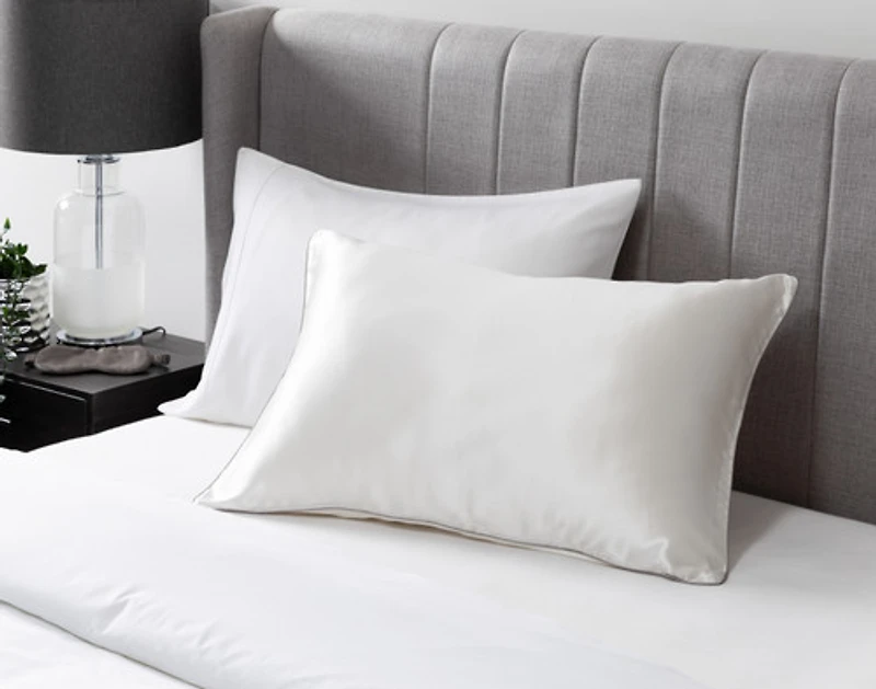 100% Mulberry Silk Piped Edge Pillow Sham