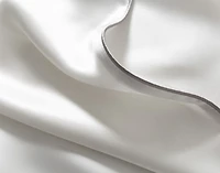 100% Mulberry Silk Piped Edge Pillow Sham