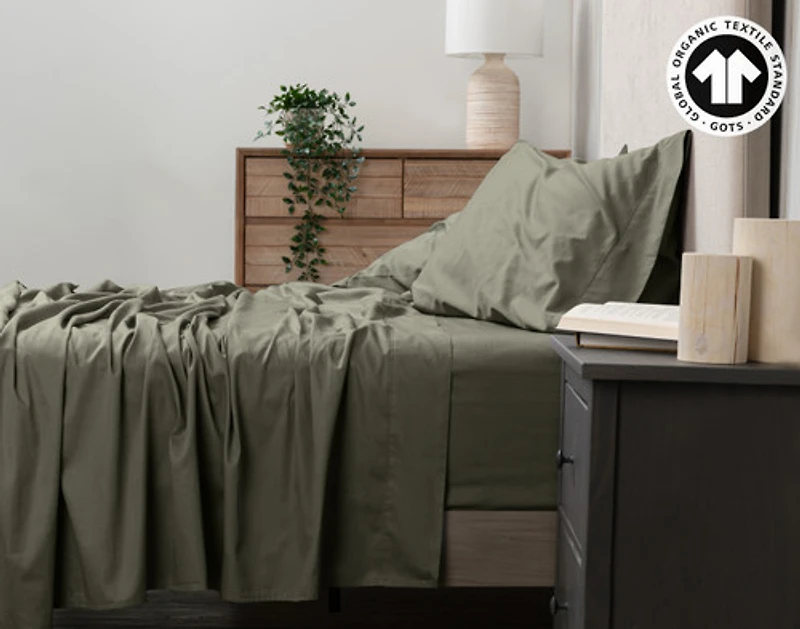 300TC Organic Cotton Sheet Set