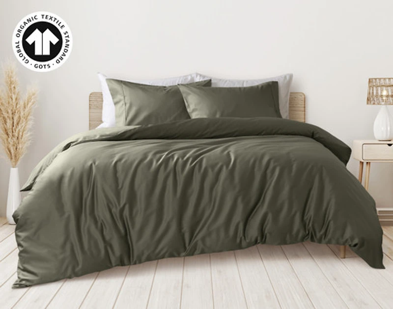 300TC Organic Cotton Duvet Cover