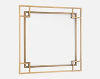 Myla Metal Frame Wall Mirror, Scenic, Gold