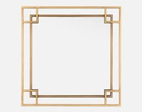 Myla Metal Frame Wall Mirror, Scenic, Gold