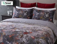 Renoir Floral Duvet Cover, TENCEL Lyocell, Floral, Purple, Double