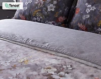 Renoir Floral Duvet Cover, TENCEL Lyocell, Floral, Purple, Double