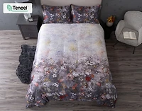 Renoir Floral Duvet Cover, TENCEL Lyocell, Floral, Purple, Double