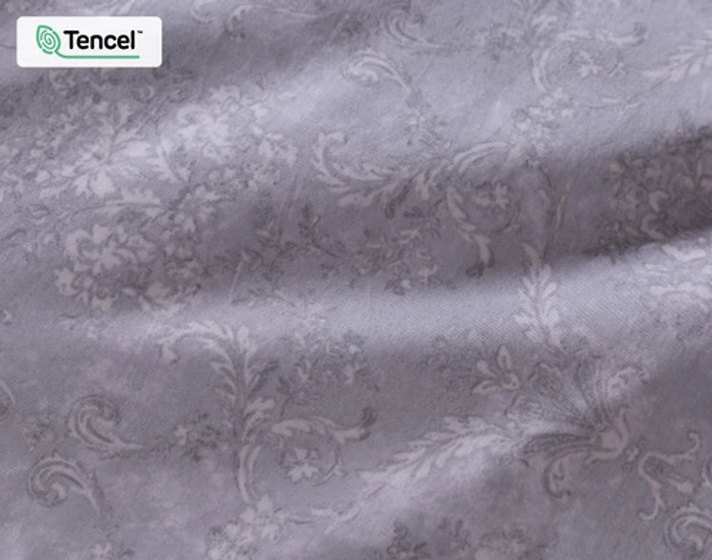 Renoir Floral Duvet Cover, TENCEL Lyocell, Floral, Purple, Double