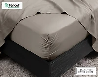 BeechBliss TENCEL Modal Fitted Sheet - Grey Oak - Queen
