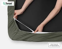 500TC Eucalyptus Luxe TENCEL Lyocell Sheet Set Fitted