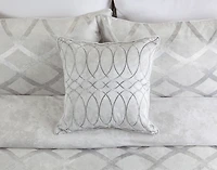 Metropolitan Duvet Cover, Cotton, Geometric, Grey,