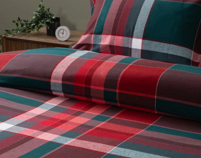 Organic Cotton Flannel Duvet Cover Set