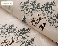 Bamboo Cotton Flannel Duvet Cover, Bamboo Cotton Set