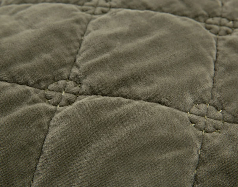 Silas Quilt Set, Geometric, Green,