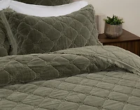 Silas Quilt Set, Geometric, Green,