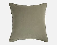 Silas Euro Sham, Geometric, Green, 26" x 26"