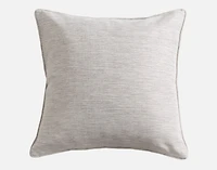Striation Euro Sham, Geometric, Grey, 26" x 26"