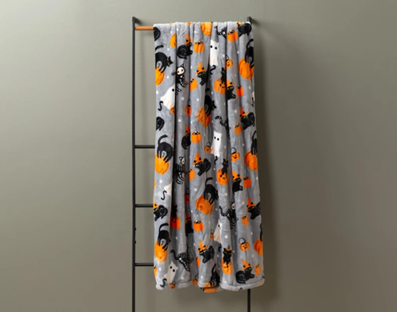 Halloween Fleece Throw