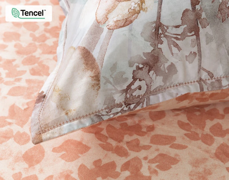 Lastlight Pillow Sham, Floral, White,