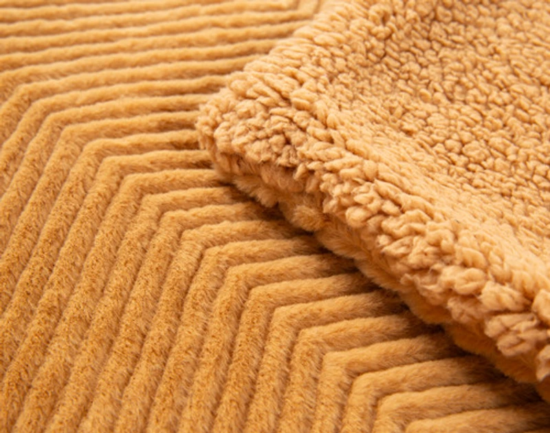Chevron Etch Throw