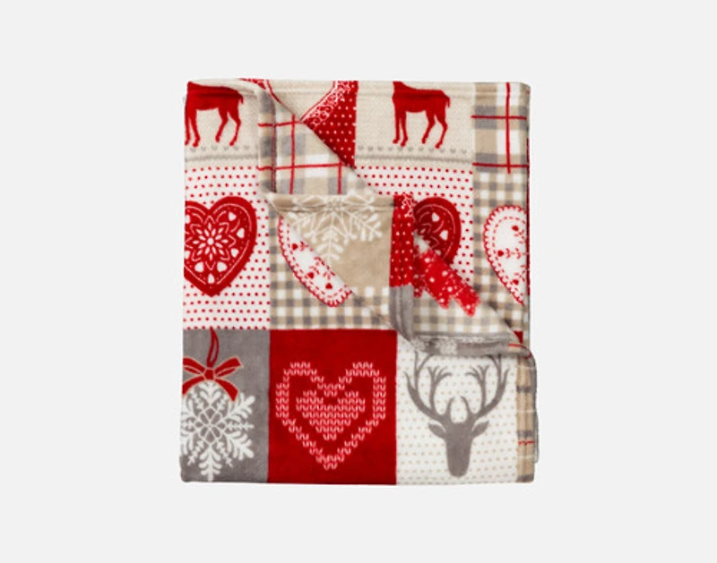 Holiday Fleece Throw