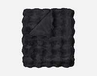 Bubble Faux Fur Throw