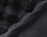 Bubble Faux Fur Throw