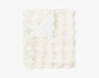 Bubble Faux Fur Throw