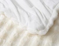 Bubble Faux Fur Comforter Set