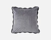 Bubble Faux Fur Square Cushion