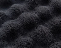 Bubble Faux Fur Square Cushion