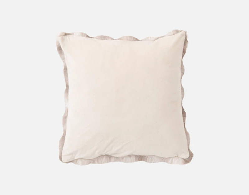 Bubble Faux Fur Square Cushion