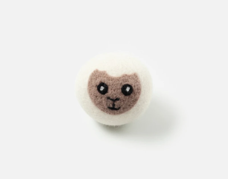 Embroidered 100% Wool Dryer Ball